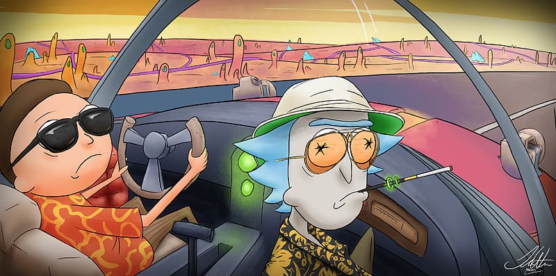 Tv Show, Fear And Loathing In Las Vegas, Rick Sanchez, Morty Smith, Rick And Morty, HD wallpaper