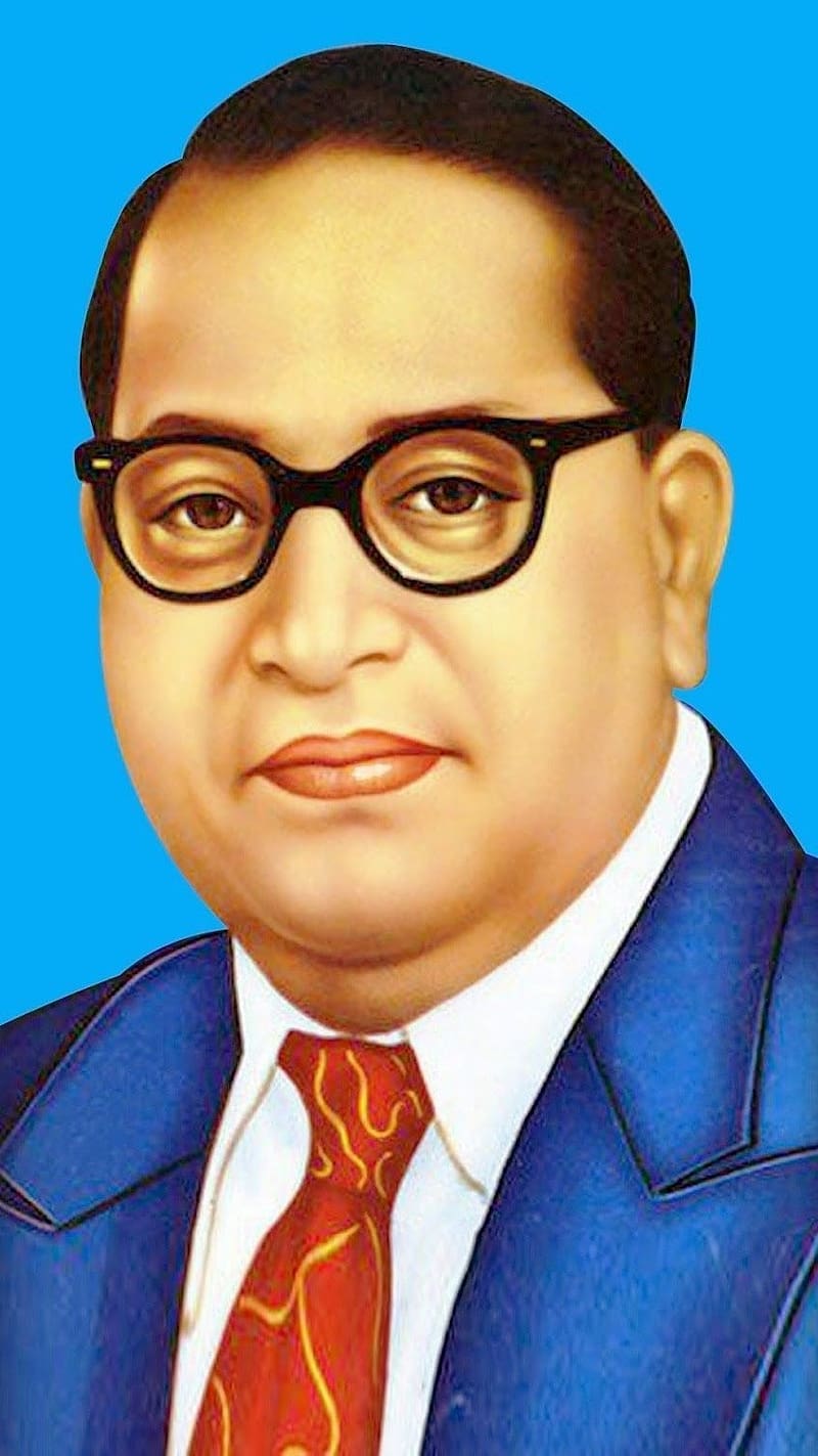 Babasaheb Ambedkar With Blue Background, babasaheb ambedkar, blue,  background, HD phone wallpaper | Peakpx