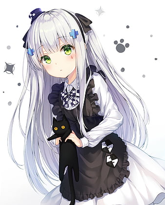 Cafe animal ears coffee maid outfit anime cat girls chibi twintails  tail HD wallpaper  Peakpx