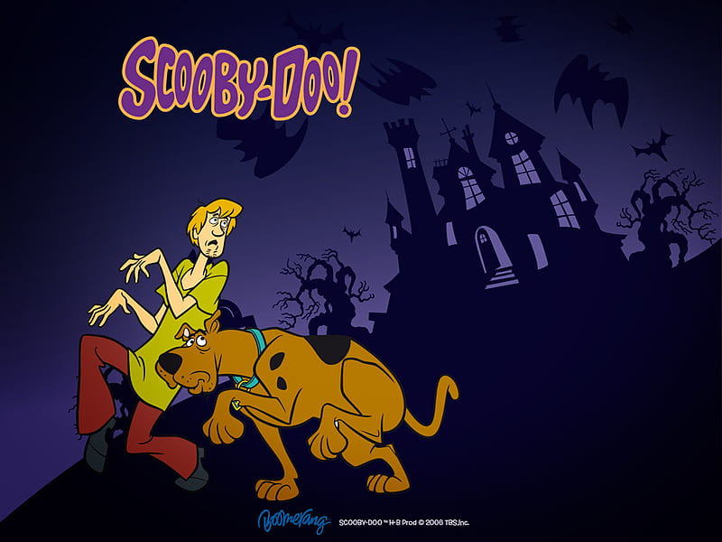 Scooby Doo Halloween, scooby doo, bats, castle, halloween, HD wallpaper