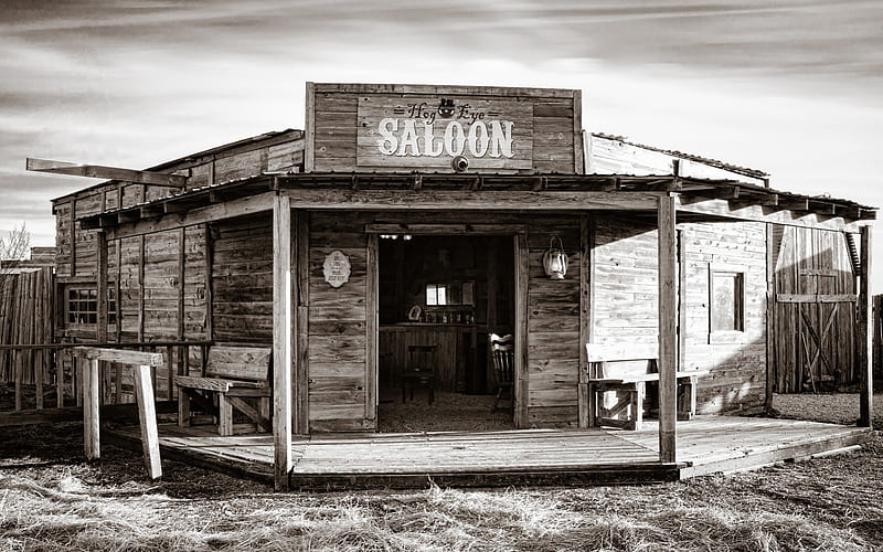 Old West Saloon, Saloons, Buildings, Western, Architectures, HD wallpaper