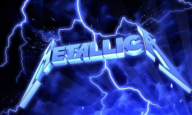Metallica, Music, Lightning, Logo, HD wallpaper | Peakpx