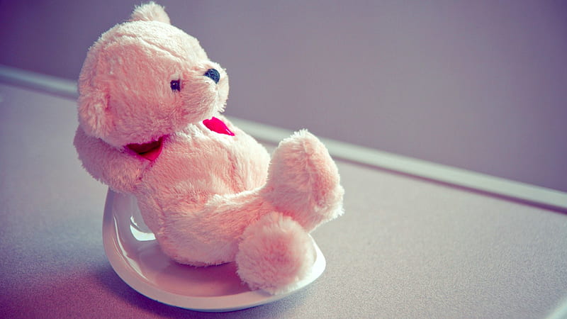 Pink Teddy Bear, teddy-bears, cute, love, pink, HD wallpaper | Peakpx
