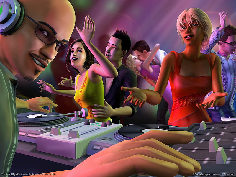 Nightlife, club, 3d, cg, video game, the sims, HD wallpaper