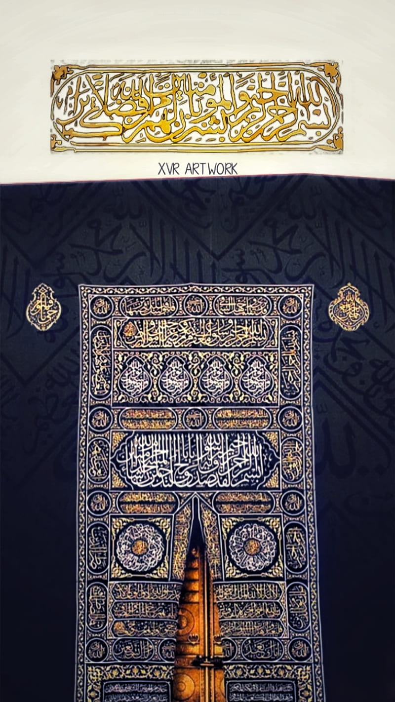 ALLAH - KABA, adil, adilxvr, alhamdulillah, allahu, artwork, hope, makkah, mashallah, xvr, HD phone wallpaper