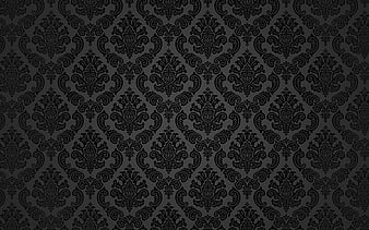 black wallpaper pattern