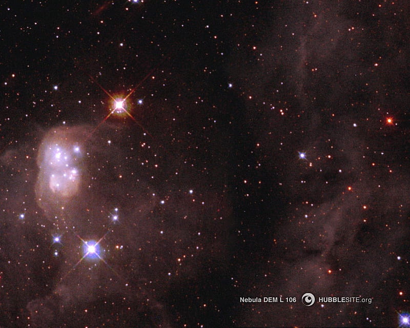 Nebula DEM L 106, HD wallpaper