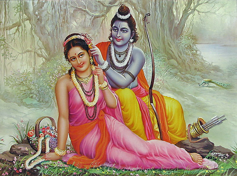 Lord Rama And Mata Sita Beautiful, HD wallpaper | Peakpx