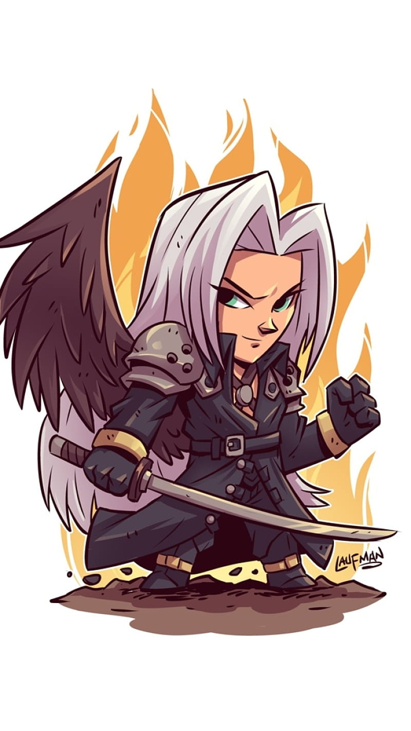 Sephiroth, final fantasy, one winged angel, HD phone wallpaper