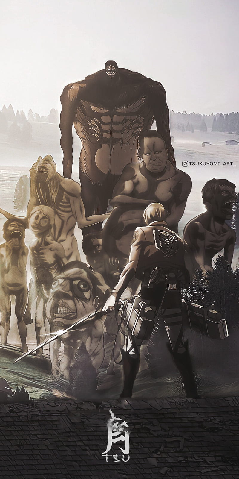 One of the coolest beast titan wallpapers Ive come across by  lovespellart  rZekeCult