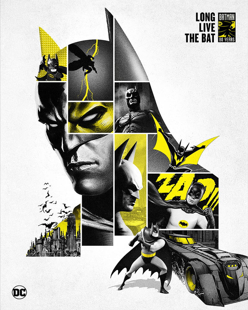 Batman 80th, long live the bat, HD phone wallpaper | Peakpx