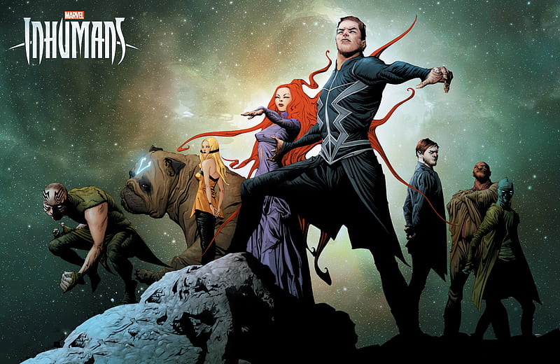 Marvel Inhumans Artwork Poster, inhumans, tv-shows, poster, artwork, HD wallpaper