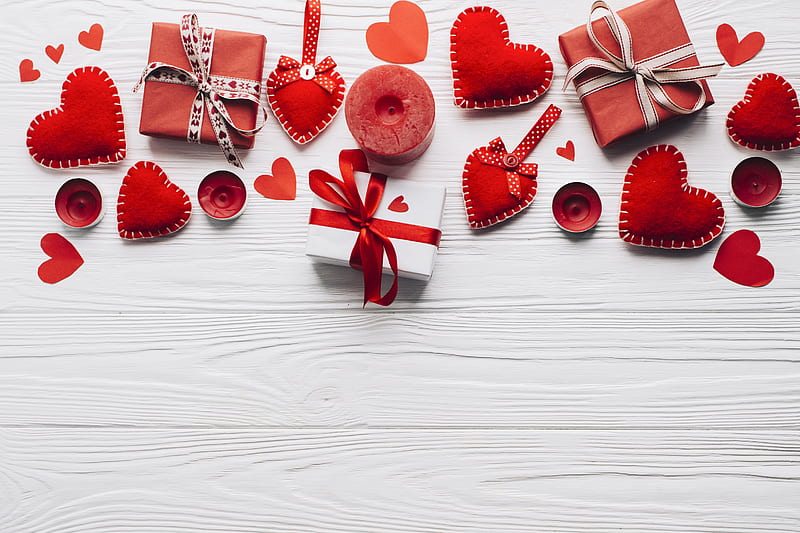Holiday, Valentine's Day, Gift, Heart, Love, Romantic, HD wallpaper