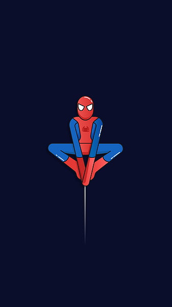 Minimalist Spiderman 4K Wallpaper