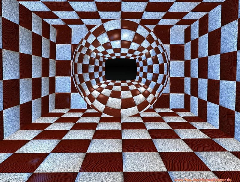 3D Square Walls, 3d, circle, brown, curve, white, abstract, squares, reddish, HD wallpaper
