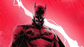 Wallpaper : The Batman 2021, red, 4k, superhero, artwork, ArtStation  3840x2160 - Mode7 - 1964791 - HD Wallpapers - WallHere