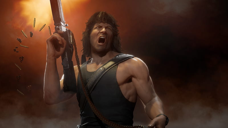 Rambo Mortal Kombat 11, HD wallpaper