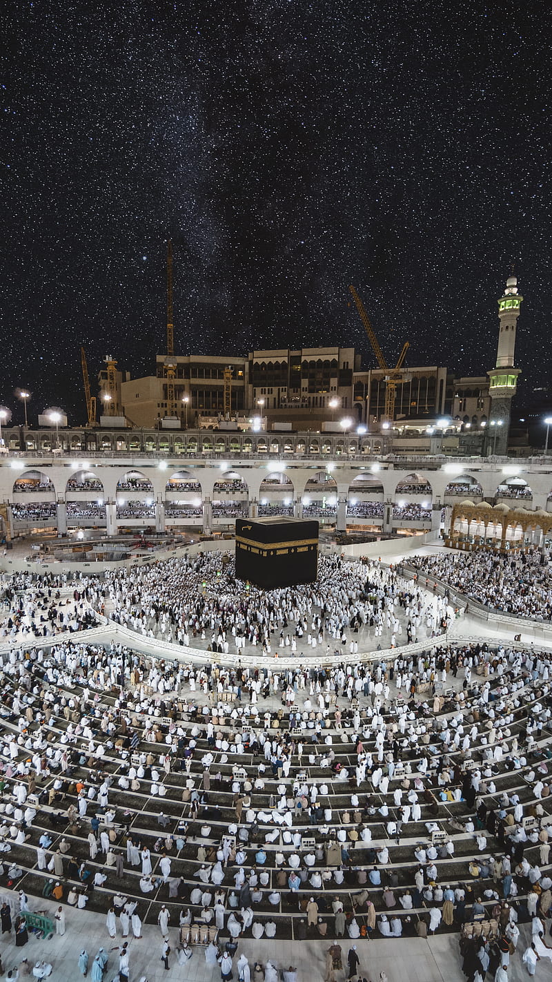 Kaaba praying ground, HD phone wallpaper