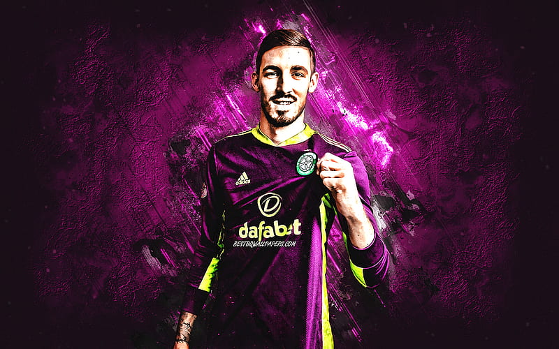 Vasilios Barkas, Celtic FC, greek footballer, goalkeeper, purple stone background, football, HD wallpaper