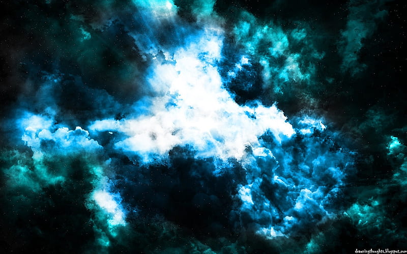 sunlight, digital art, abstract, galaxy, space, sky, clouds, space art, nebula, atmosphere, universe, cloud, screenshot, computer , font, outer space, astronomical object - Rare Gallery, HD wallpaper