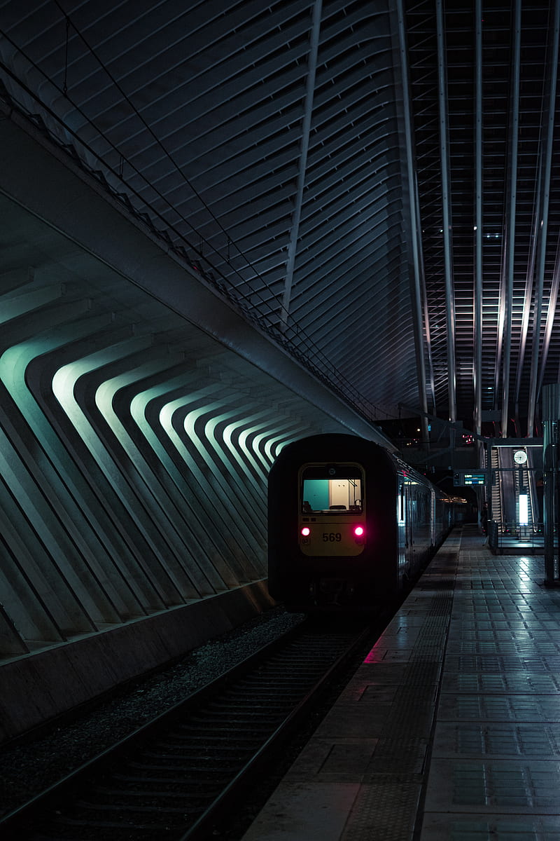 metro, train, car, rails, HD phone wallpaper