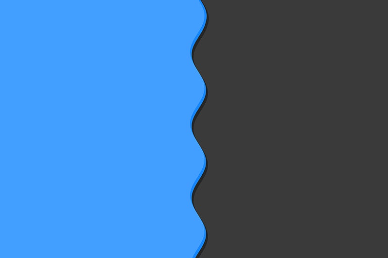 MBE Wavy , black, blue, flat, gray, wave, HD wallpaper