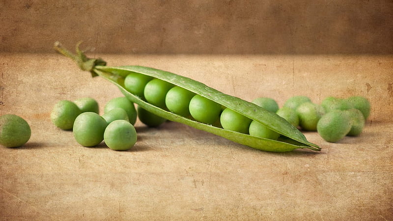 Peas, graphy, green, food, beans, vegetables, HD wallpaper
