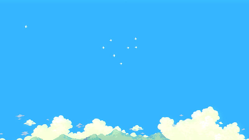 Hình nền HD của trò chơi điện tử Eastward chắc chắn sẽ làm bạn phấn khích hơn bao giờ hết. Với bầu trời xanh ngọc bích mê hồn, đám mây tự do bay lượn, chim bay vút trên bầu trời với núi non uốn lượn. Đây là một tác phẩm nghệ thuật rực rỡ, sẽ khiến cho bạn cảm thấy tuyệt vời.