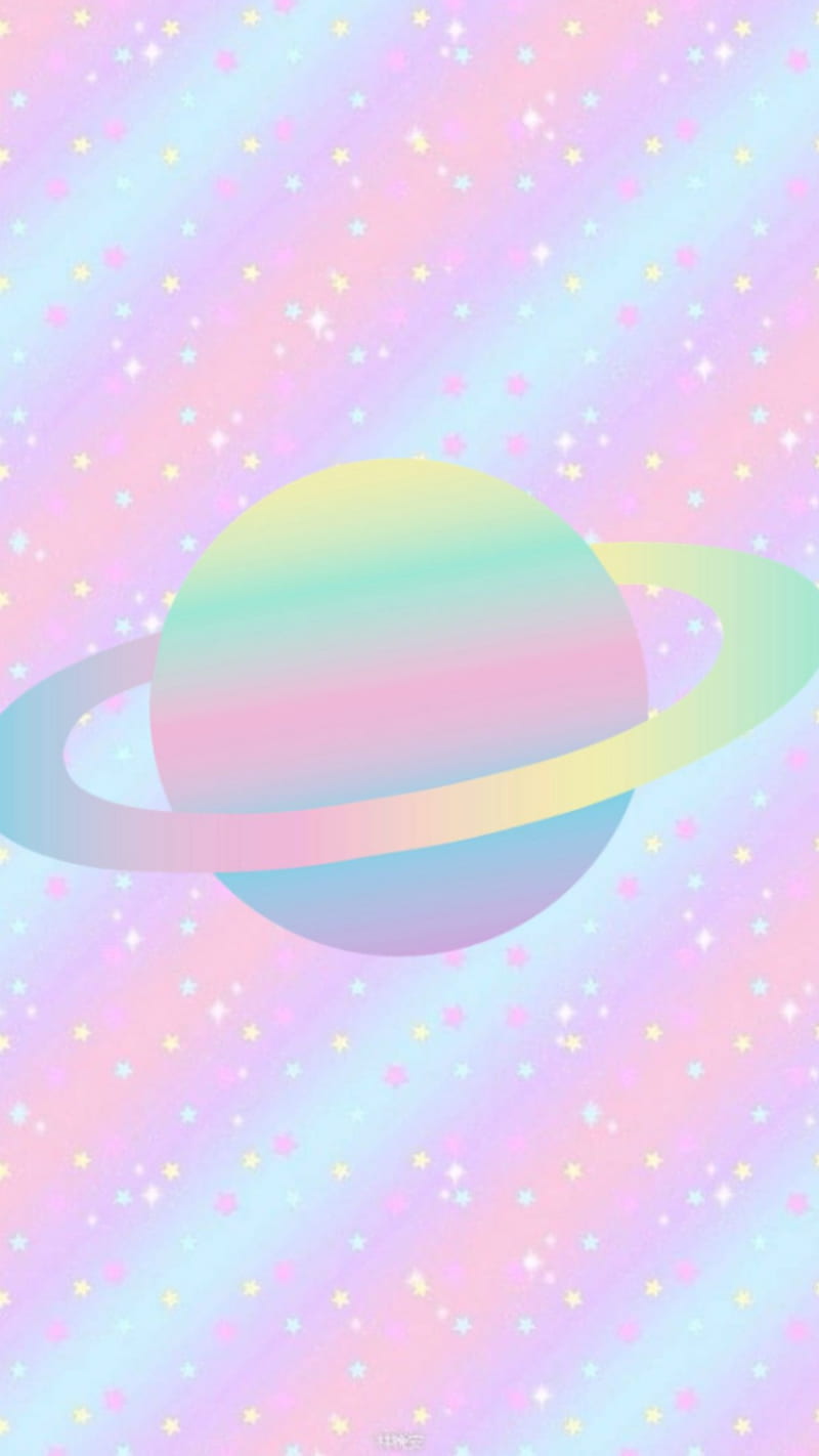 Pastel planet, pastel, pastel planets, planet, planets, HD phone wallpaper