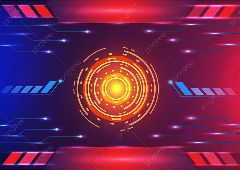 Digital Technology Gaming Background With Circuit Board , Technology, Blue Background, Background Banner Background for, Neon Circuit Board, HD wallpaper