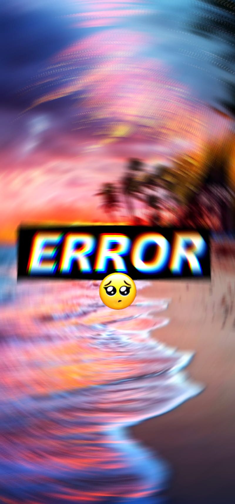 Awww Error , cute, emoji, flower, huawei, iphone, sad, samsung, sea, sun, HD phone wallpaper