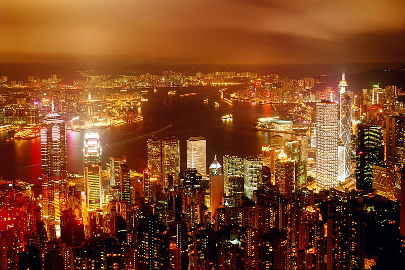 City of Life Hong Kong China, castles, cityscapes, city-of-life-hong-kong-china, HD wallpaper