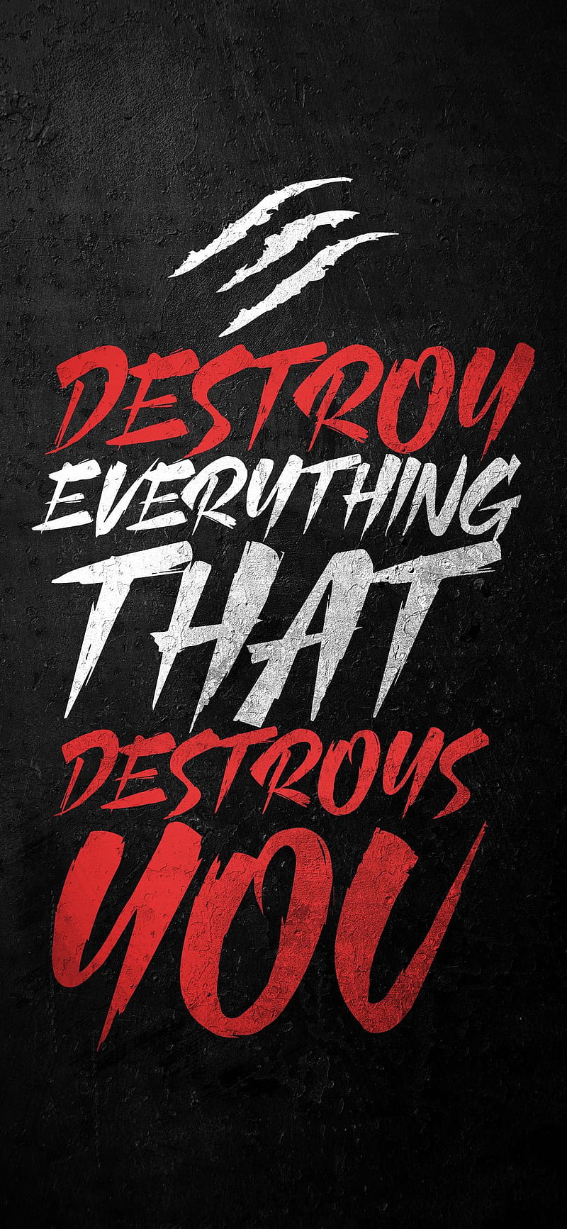 Destroy, dont, life, me, people, quotes, sayings, screen, you, HD phone wallpaper