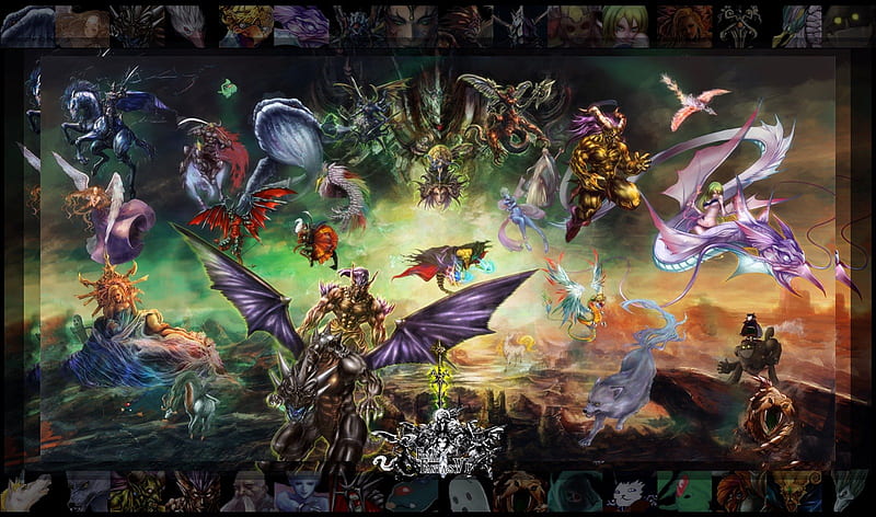 Final Fantasy VI, games, wings, video games, final fantasy 6, ff6, dragons, monsters, characters, HD wallpaper