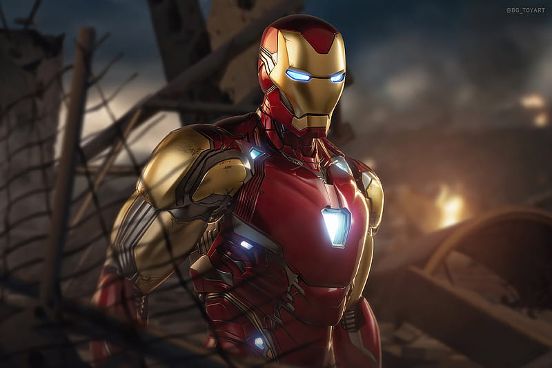 Iron Man Avengers 4, iron-man, superheroes, HD wallpaper