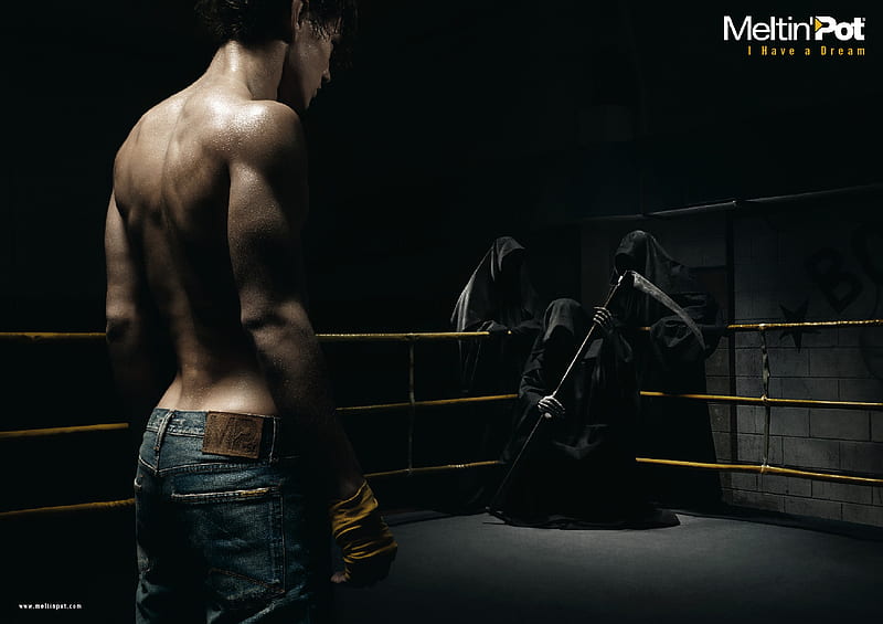 The opponent , dark, fight, opponent, boxing, ring, HD wallpaper