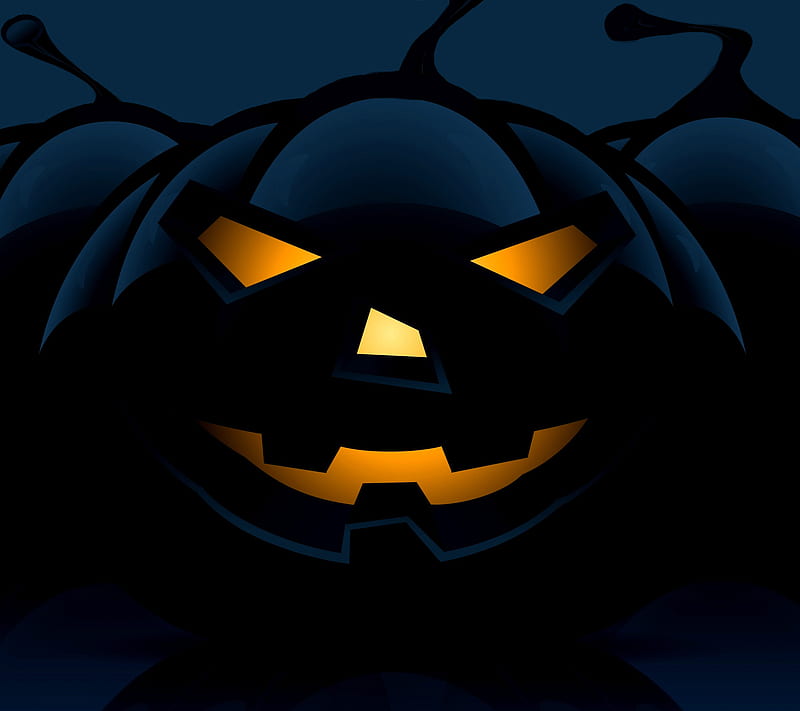 Nice Halloween, dark, pumpkin, smile, terror, HD wallpaper | Peakpx