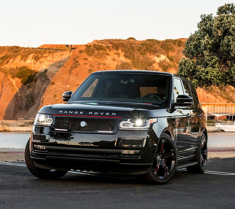 Range Rover, black, car, new, road, HD wallpaper | Peakpx