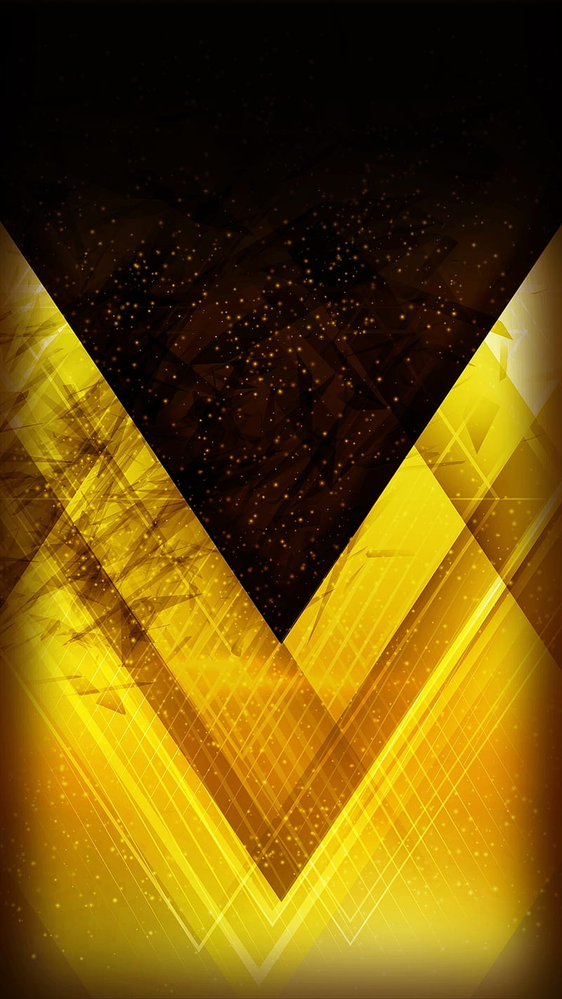 Abstract, brown, galaxy, gold, s7, s8, stars, yellow, HD phone wallpaper