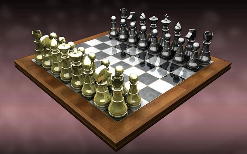 Chess set 1080P, 2K, 4K, 5K HD wallpapers free download