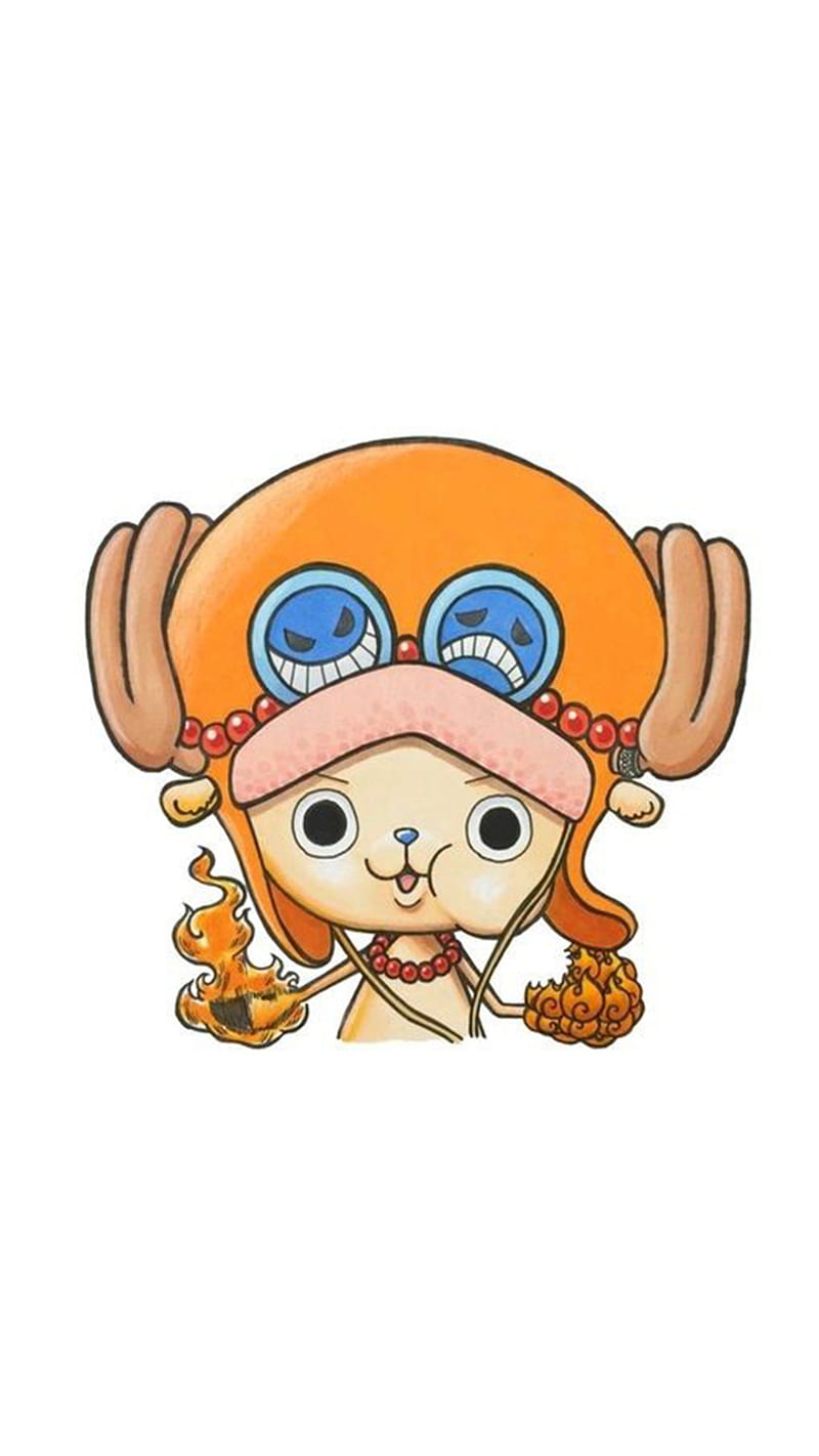 One Piece, Chopper, Skull, Head, Anime, Pink, Drawing, - Skull, HD Png  Download - vhv