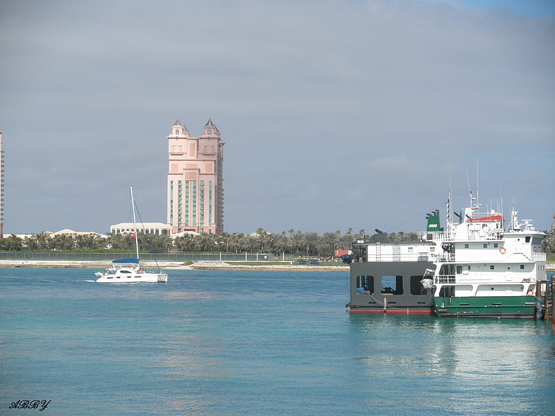 The Bahamas, resort, cruise, boats, graphy, Beaches, HD wallpaper