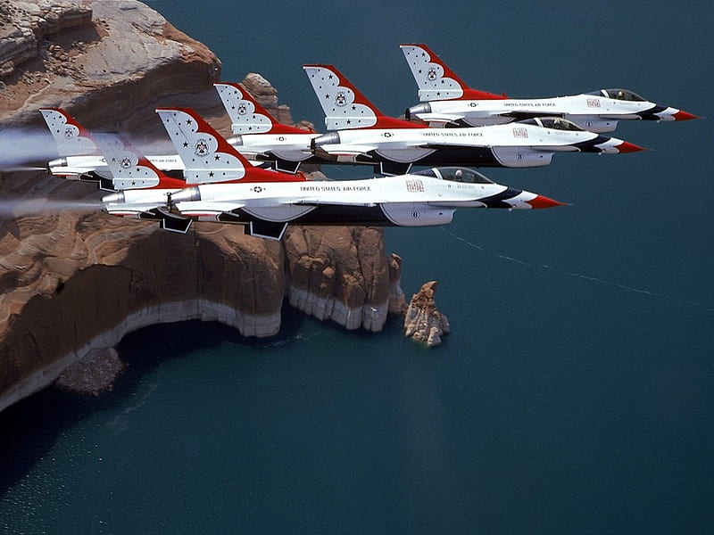 HD f-16 thunderbirds wallpapers | Peakpx