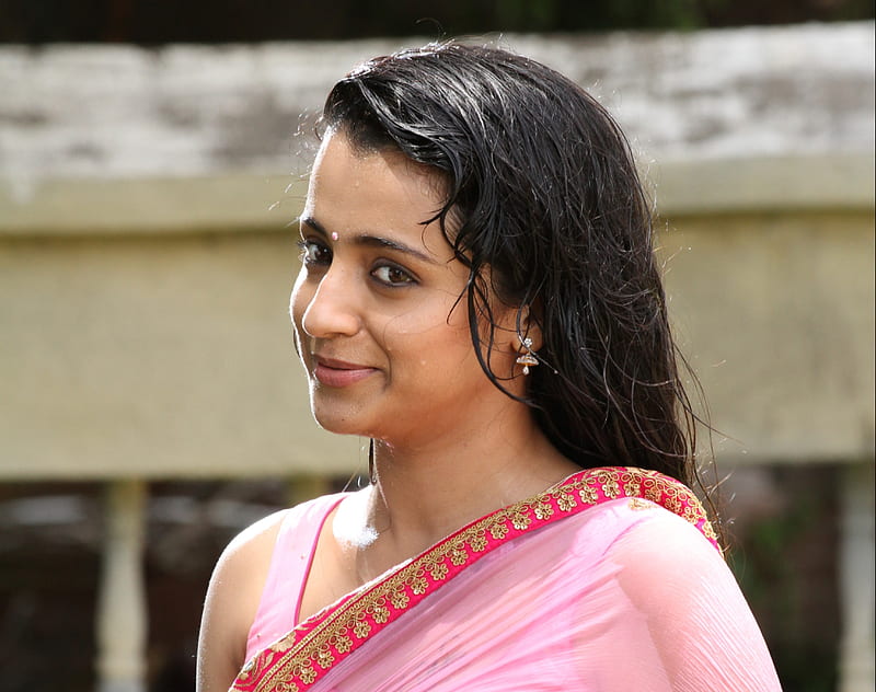 Trisha Krishnan, actress, kannada, HD wallpaper