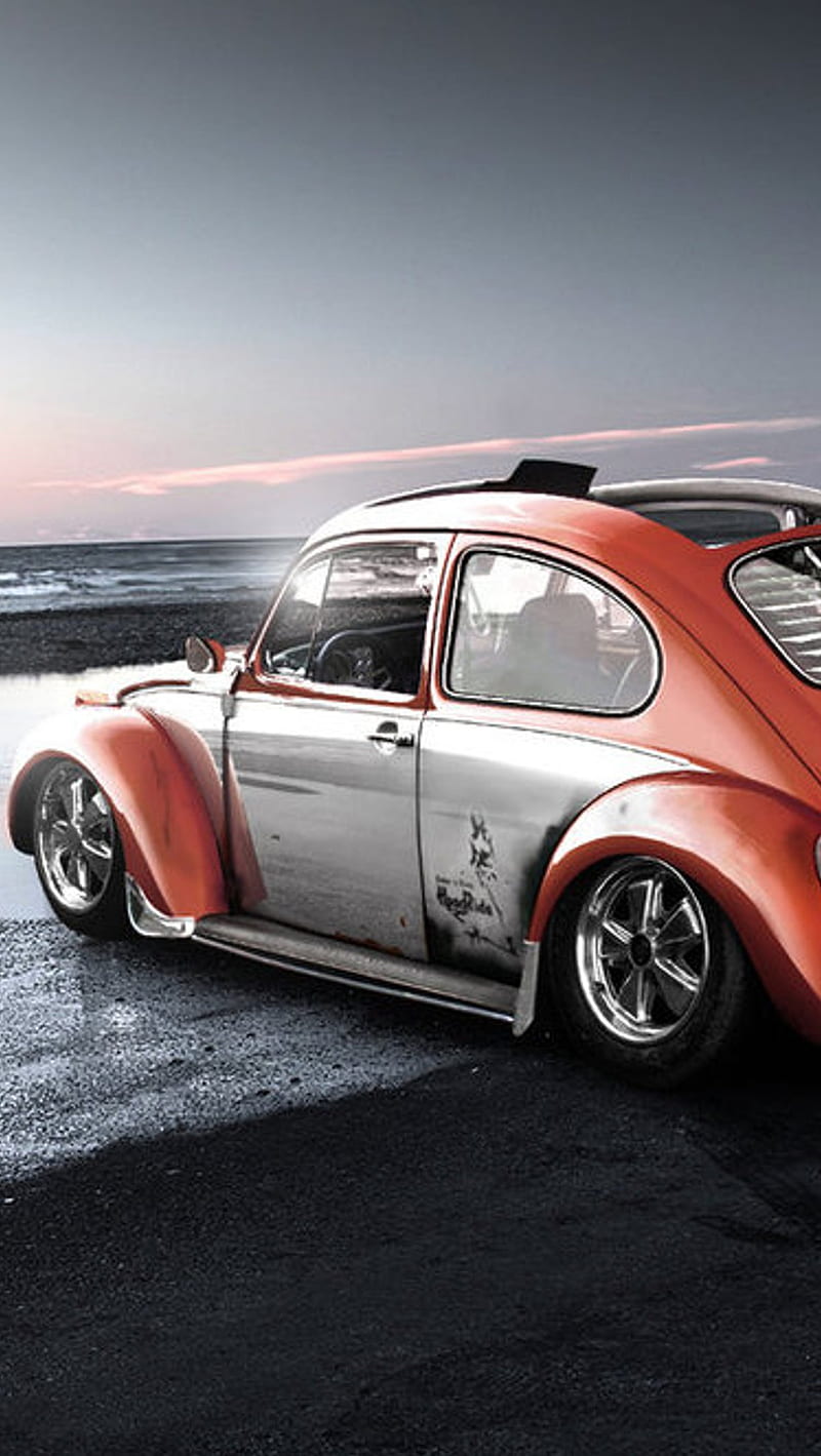 Vw Beetle, car, volkswagen, HD phone wallpaper