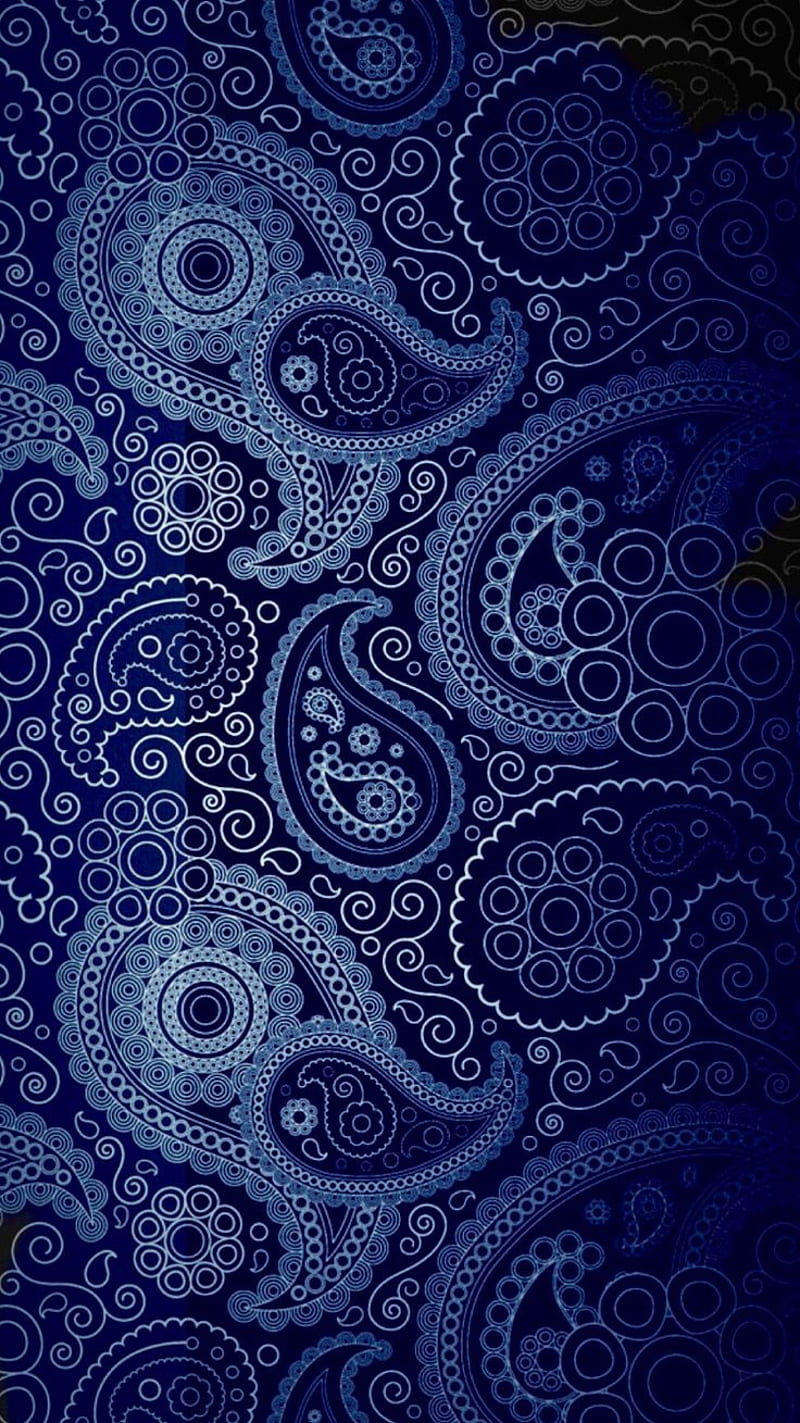 Bluish Art, bonito, blue, pattern, HD phone wallpaper