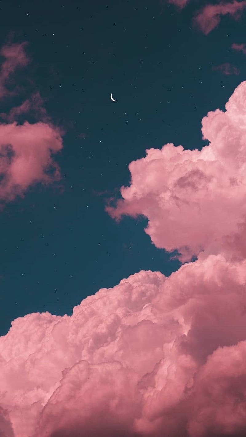 Aesthetic Girly, Pink Clouds, pink, clouds, HD phone wallpaper | Peakpx
