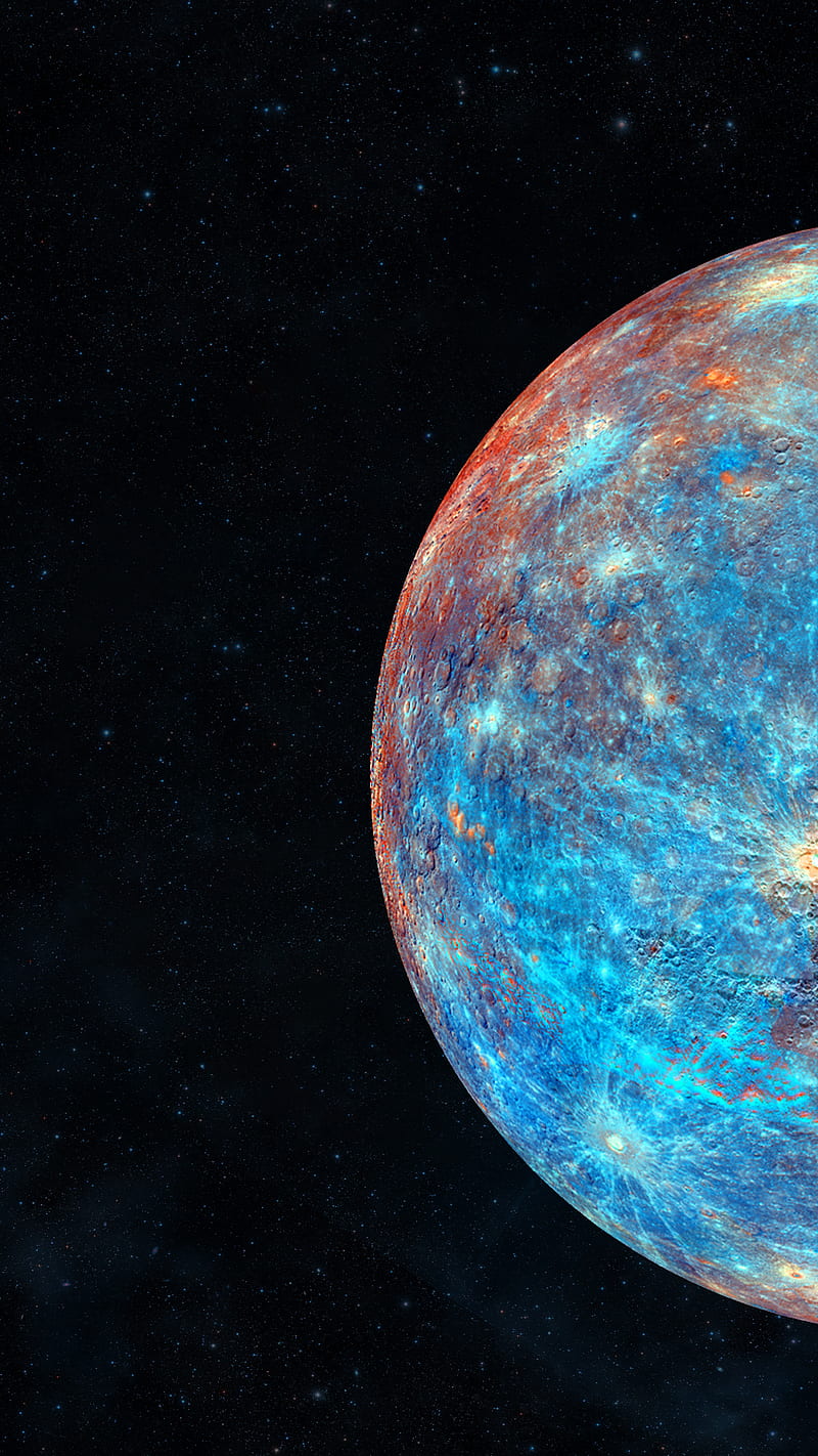 Mercury Planet, space, stars, HD phone wallpaper