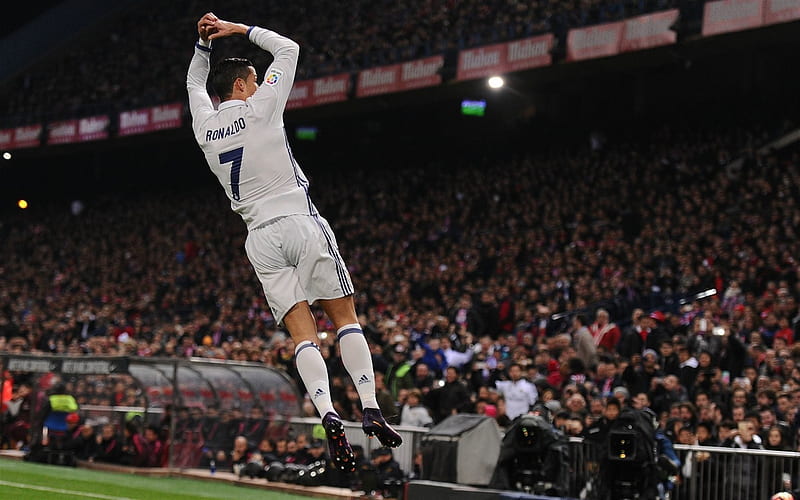 Cristiano Ronaldo, Real Madrid, goal, football, Spain, Ronaldo, HD wallpaper