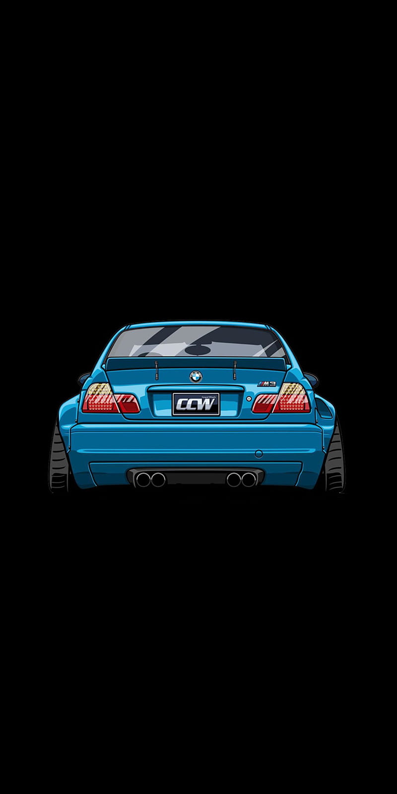 Bmw E46 M3 Blue, amoled, black, car, dark, HD phone wallpaper | Peakpx